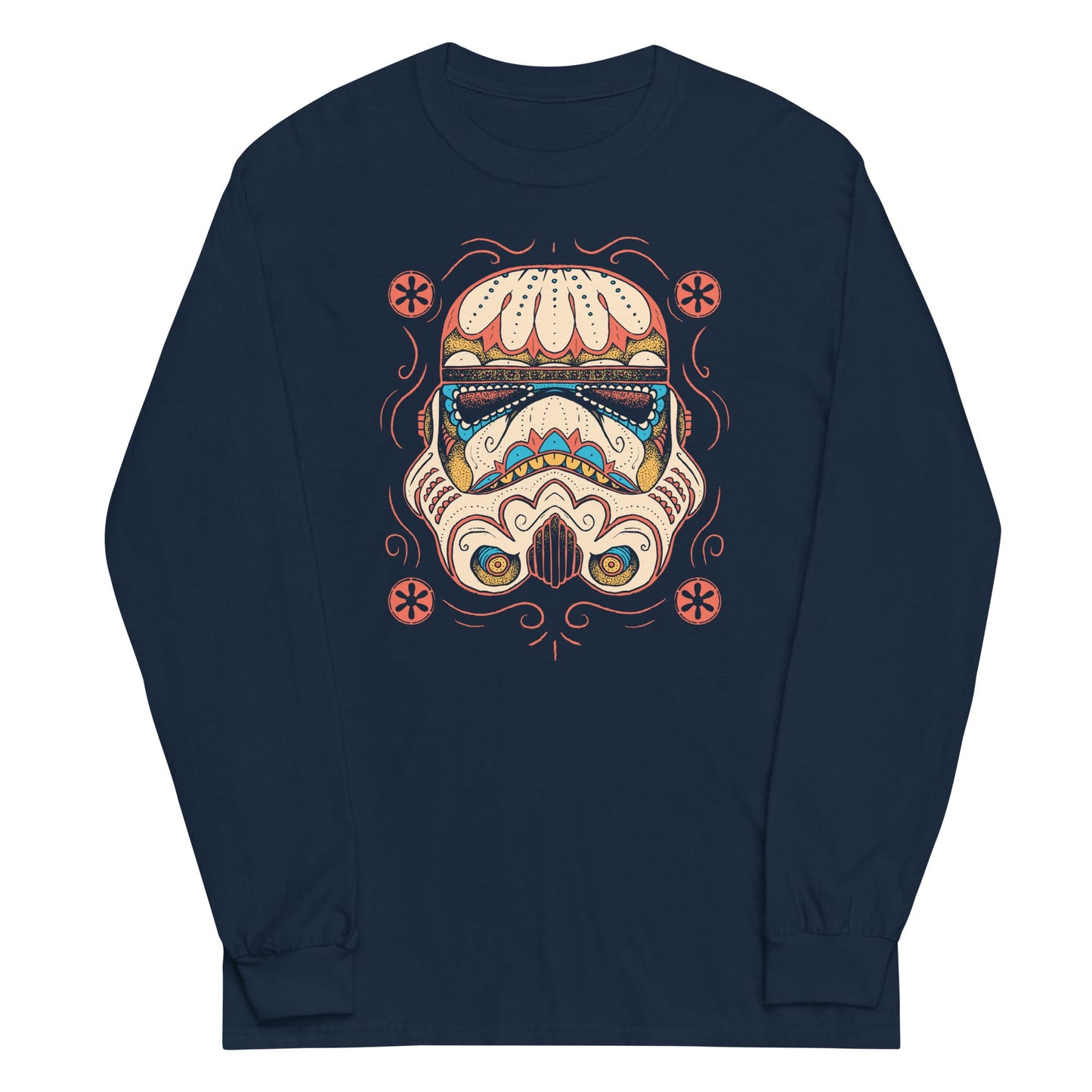 Sugar Skull Trooper Unisex Long Sleeve Tee