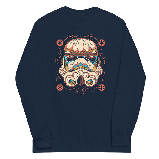Sugar Skull Trooper Unisex Long Sleeve Tee