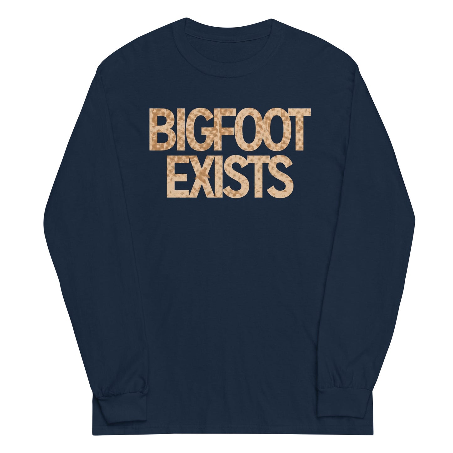 Bigfoot Exists Unisex Long Sleeve Tee
