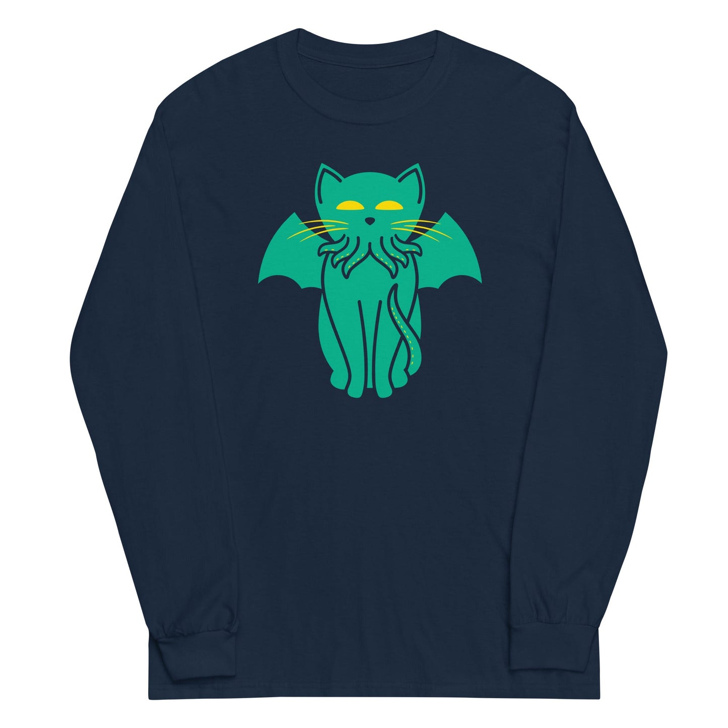 Cathulhu Unisex Long Sleeve Tee