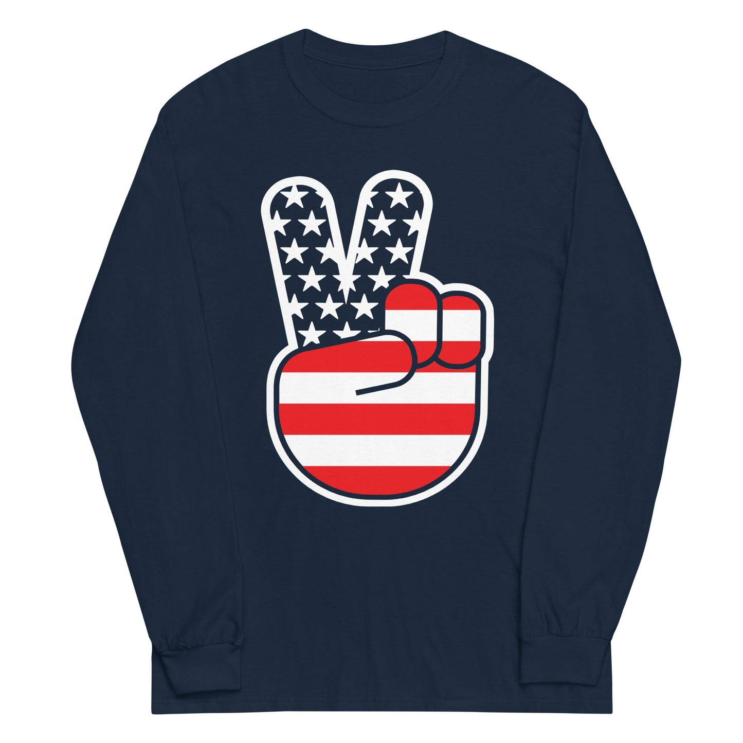 USA Peace Unisex Long Sleeve Tee