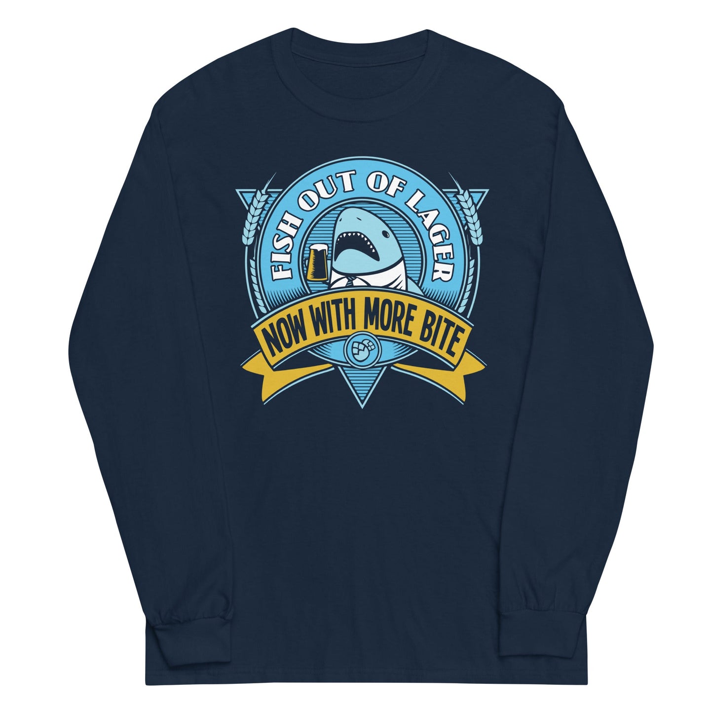 Fish Out Of Lager Unisex Long Sleeve Tee