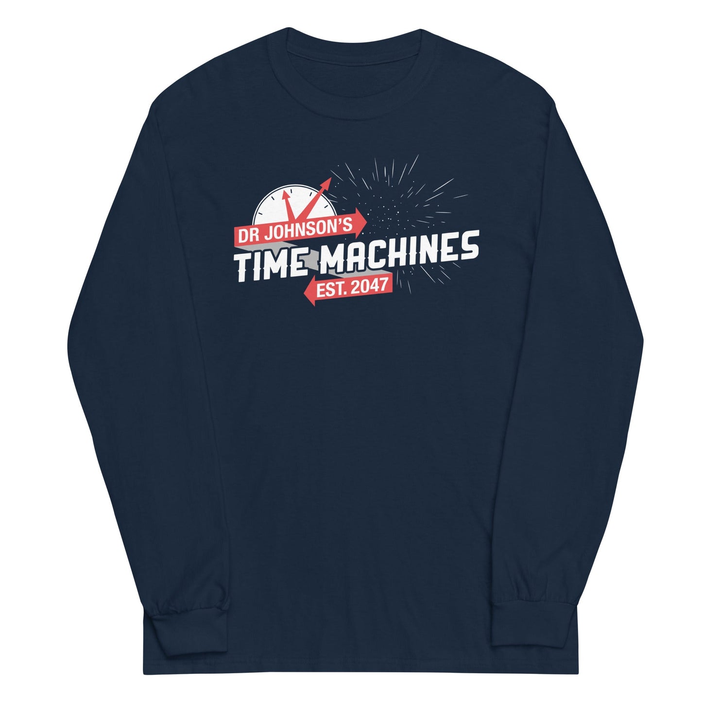 Dr Johnson's Time Machines Unisex Long Sleeve Tee