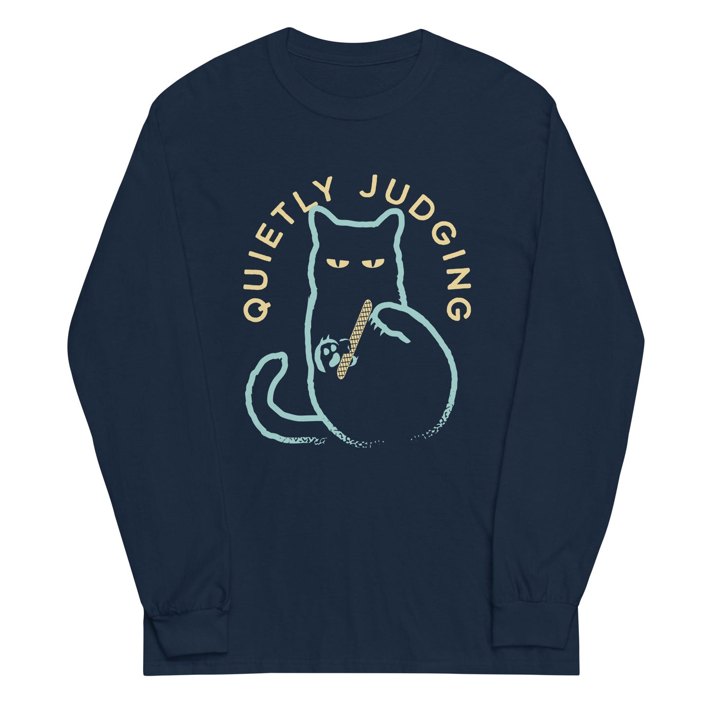 Quietly Judging Unisex Long Sleeve Tee