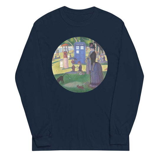 Tardis On La Grande Unisex Long Sleeve Tee