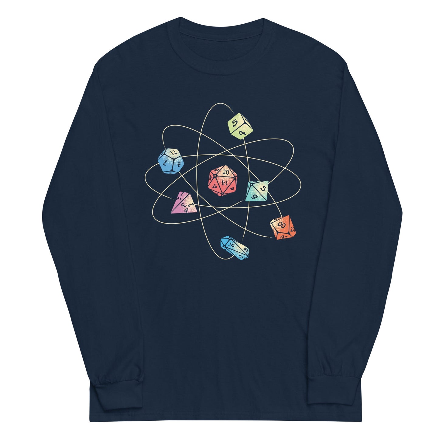 Dice Atom Unisex Long Sleeve Tee