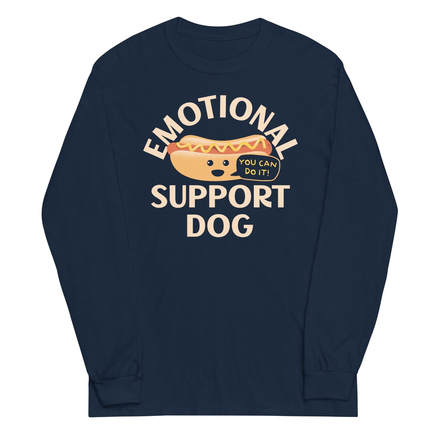Emotional Support Dog Unisex Long Sleeve Tee