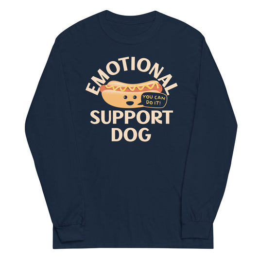 Emotional Support Dog Unisex Long Sleeve Tee
