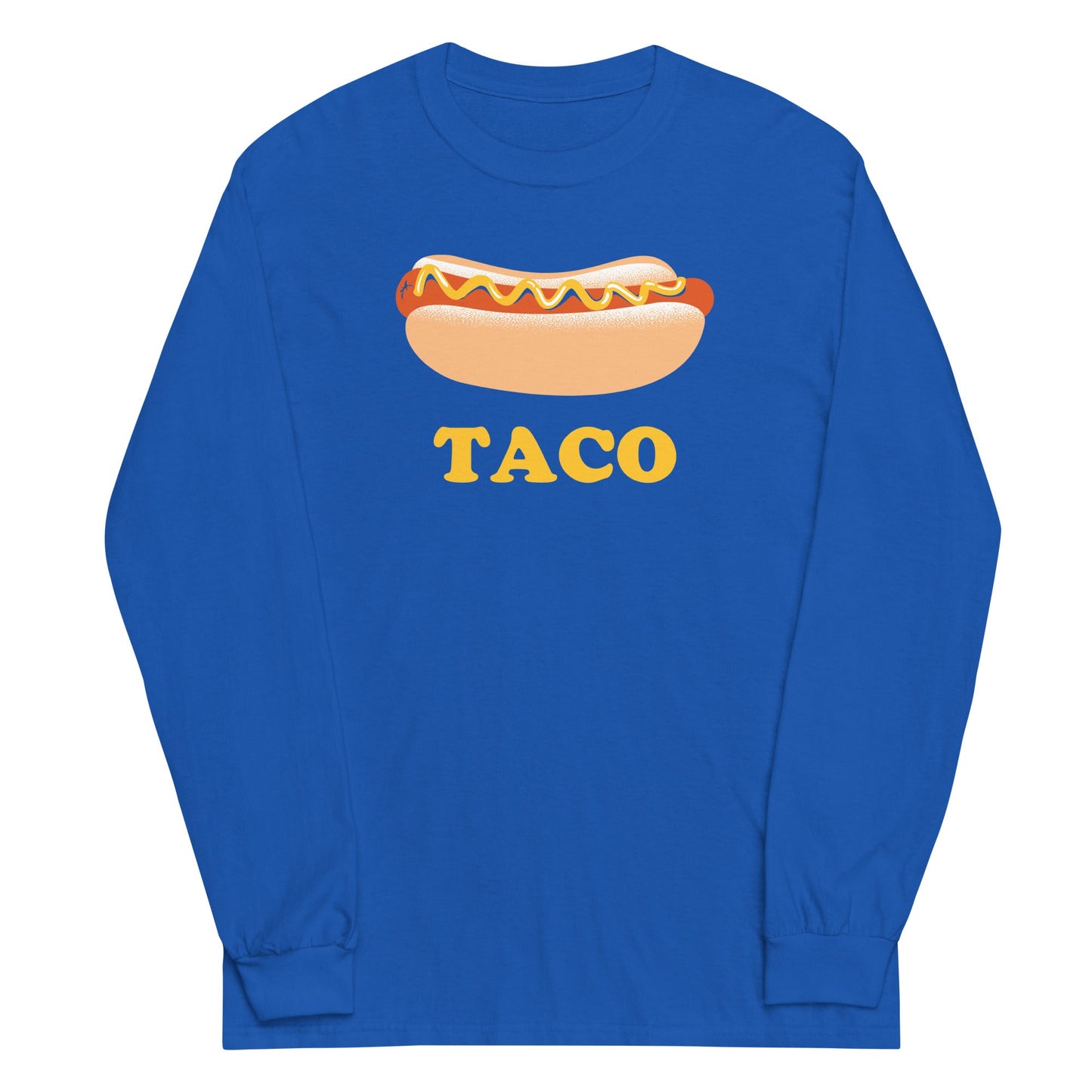 Hotdog Taco Unisex Long Sleeve Tee