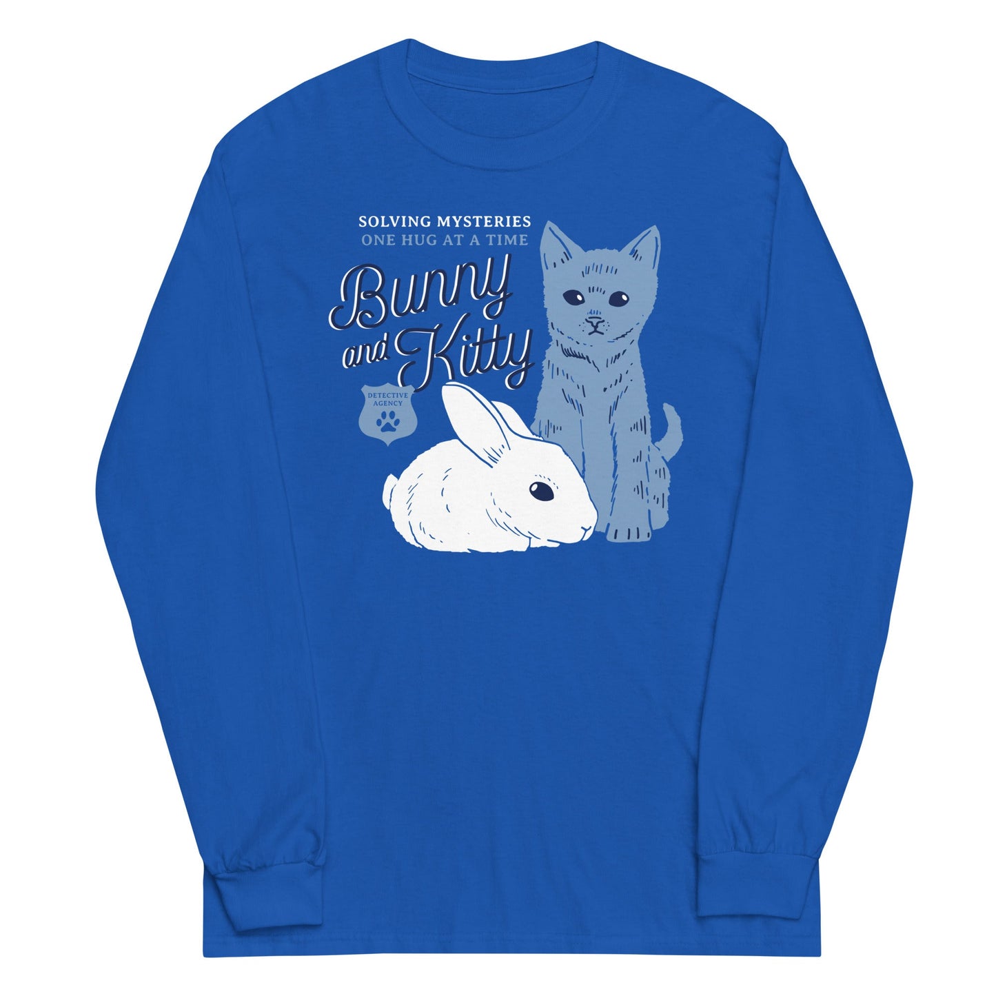 Bunny And Kitty Unisex Long Sleeve Tee