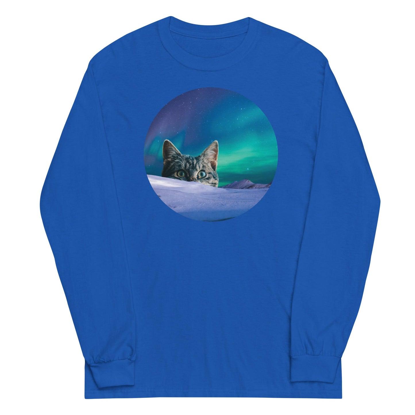 Meowthern Lights Unisex Long Sleeve Tee