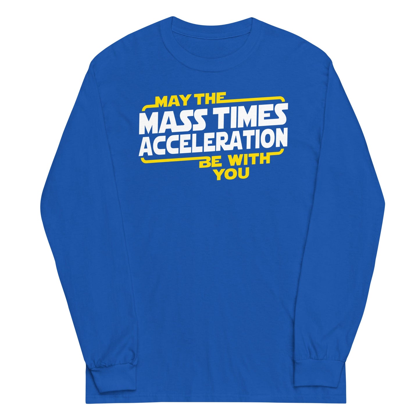 May The Mass x Acceleration Unisex Long Sleeve Tee