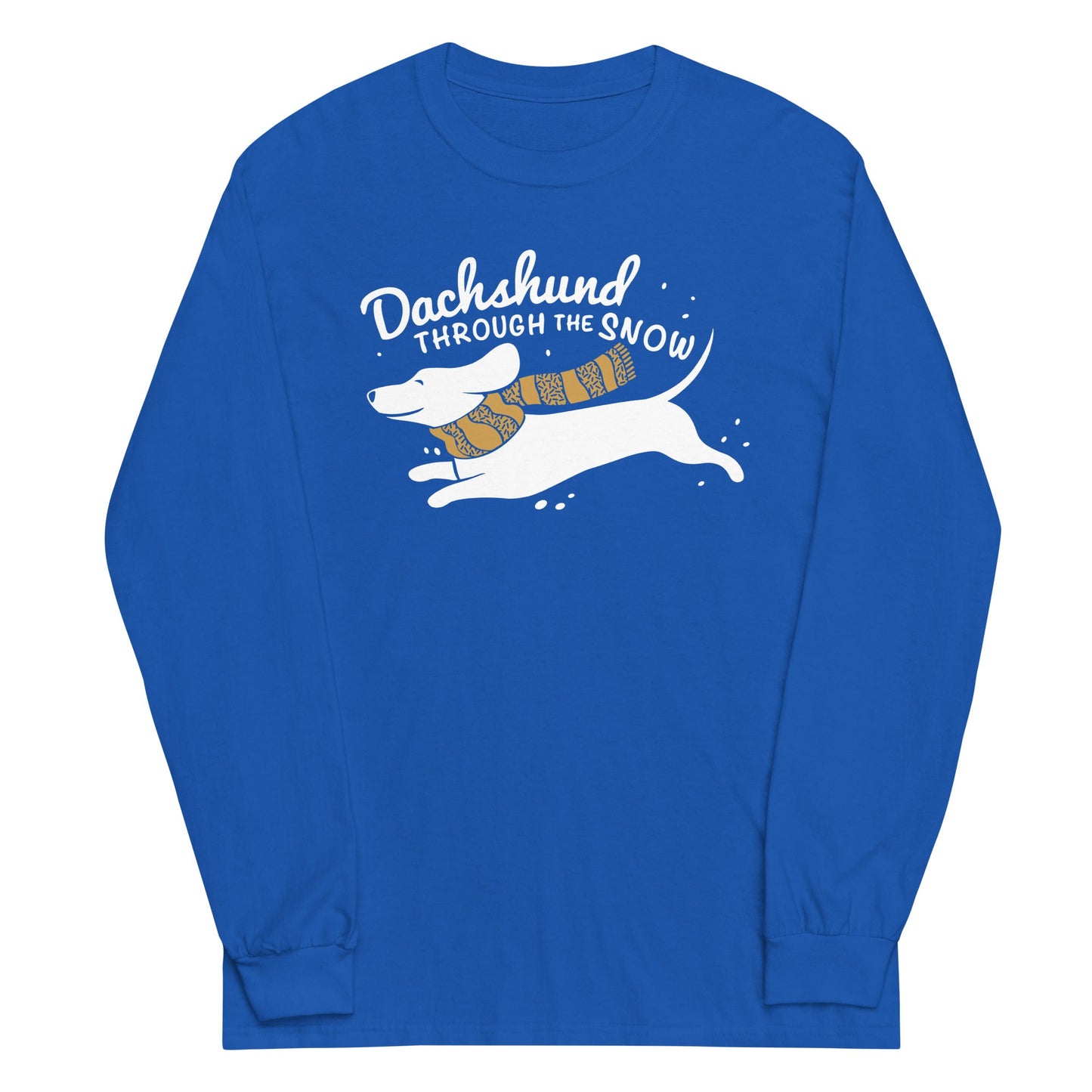 Dachshund Through The Snow Unisex Long Sleeve Tee