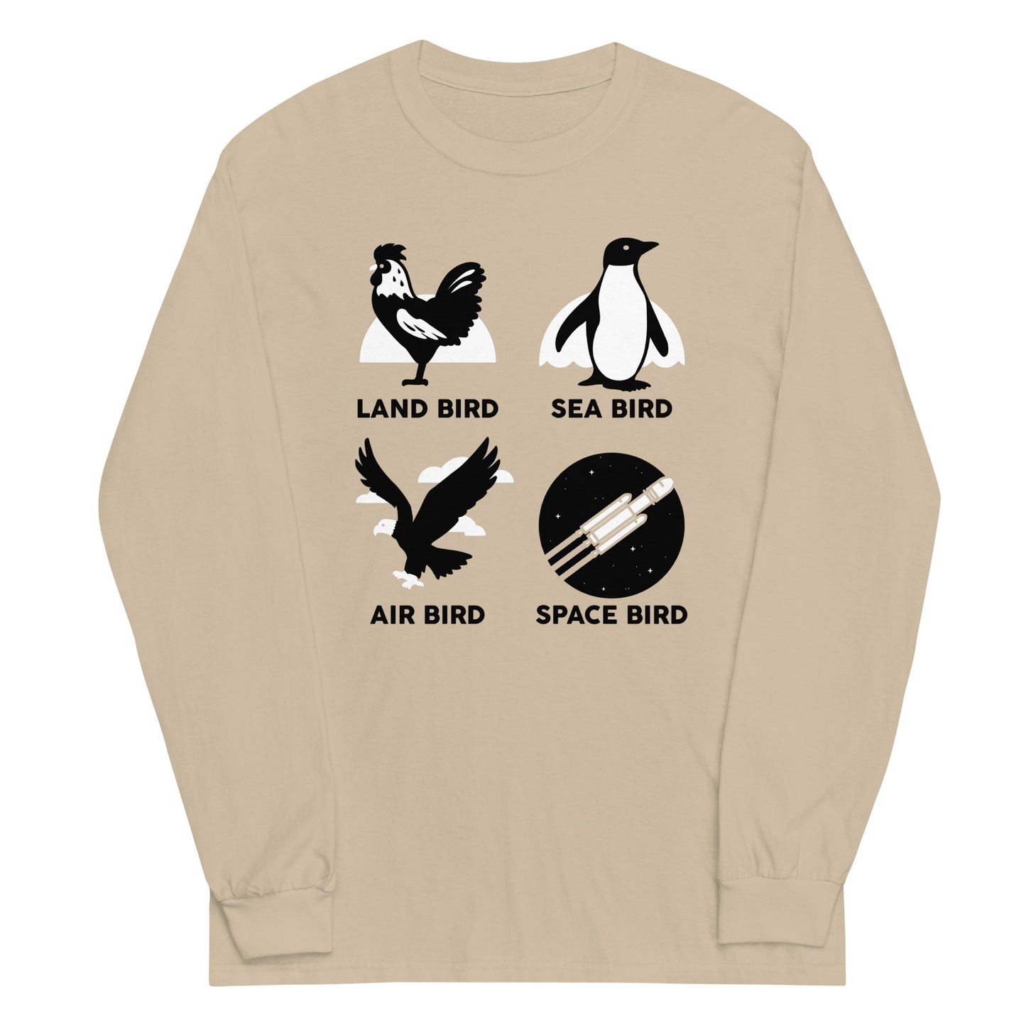 Types Of Birds Unisex Long Sleeve Tee
