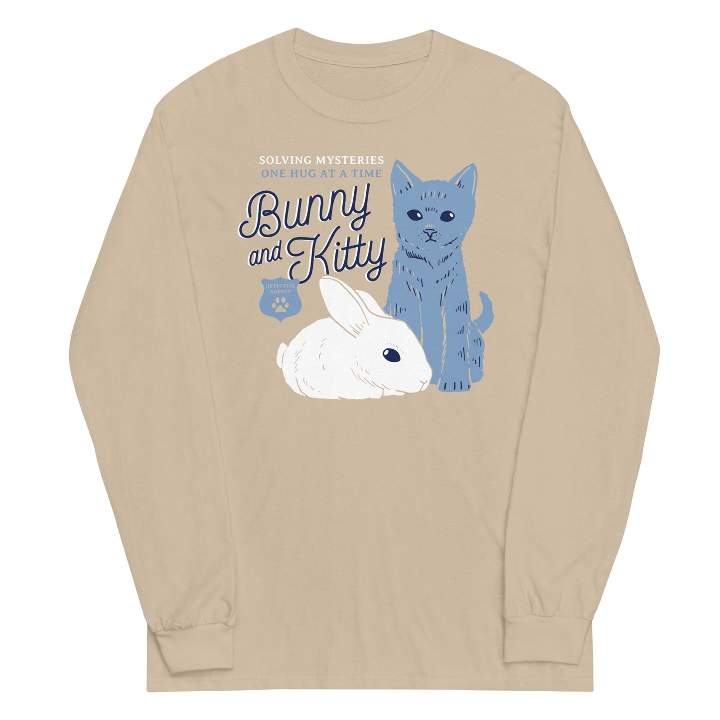 Bunny And Kitty Unisex Long Sleeve Tee
