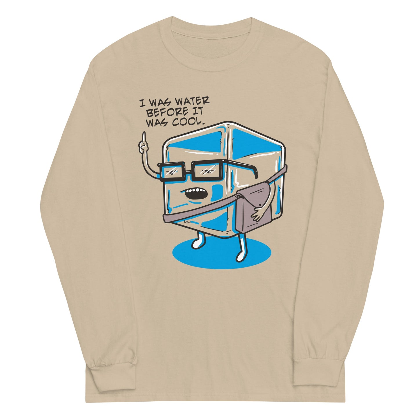Hipster Ice Cube Unisex Long Sleeve Tee