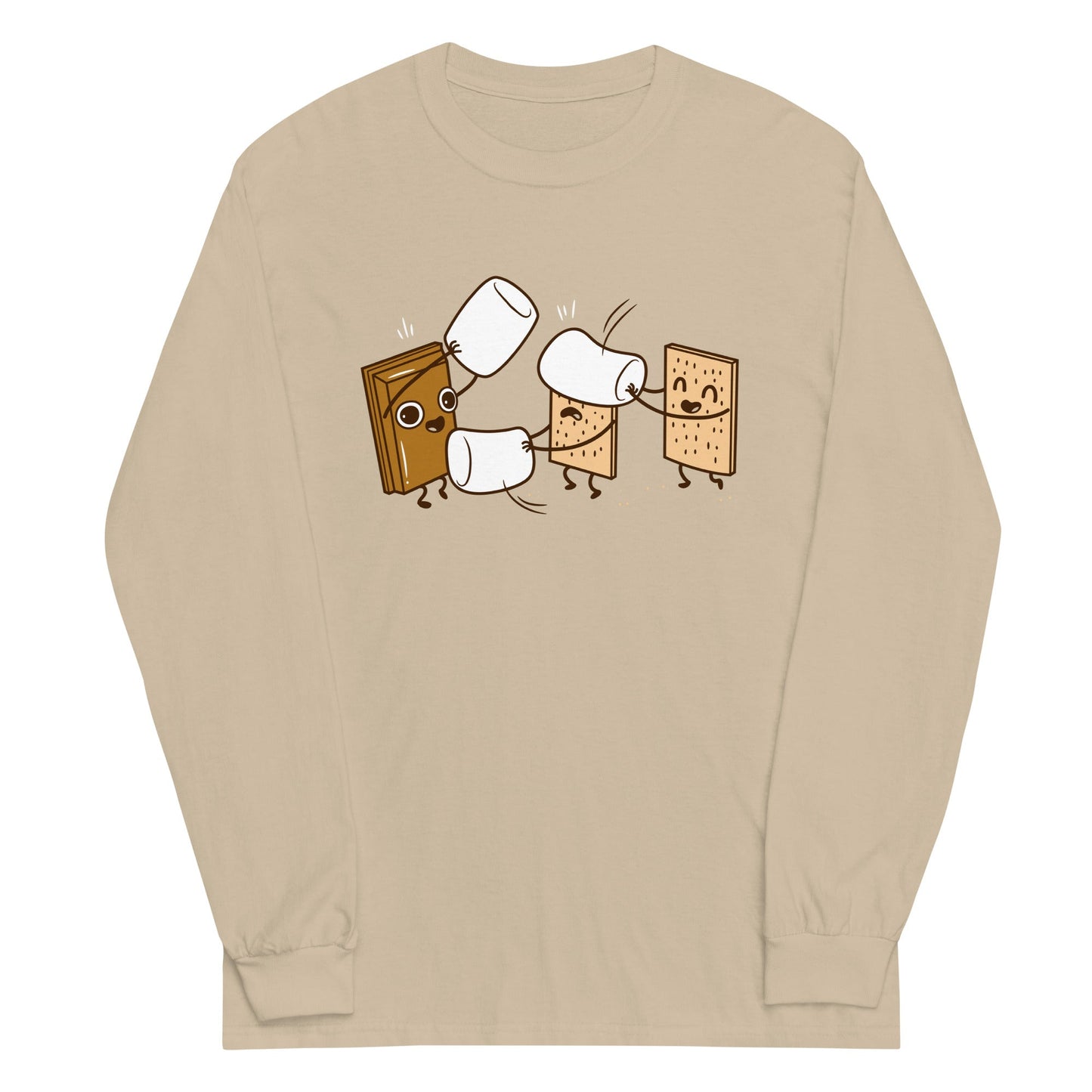 How S'mores Are Made Unisex Long Sleeve Tee