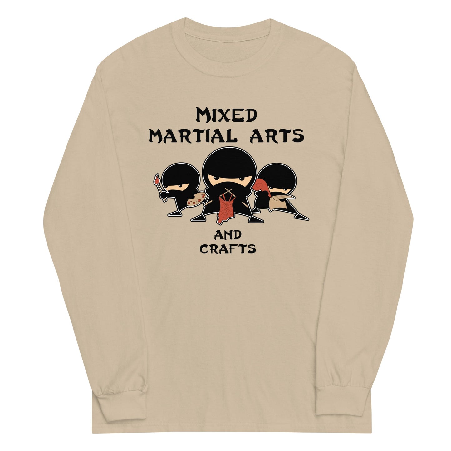 Mixed Martial Arts and Crafts Unisex Long Sleeve Tee