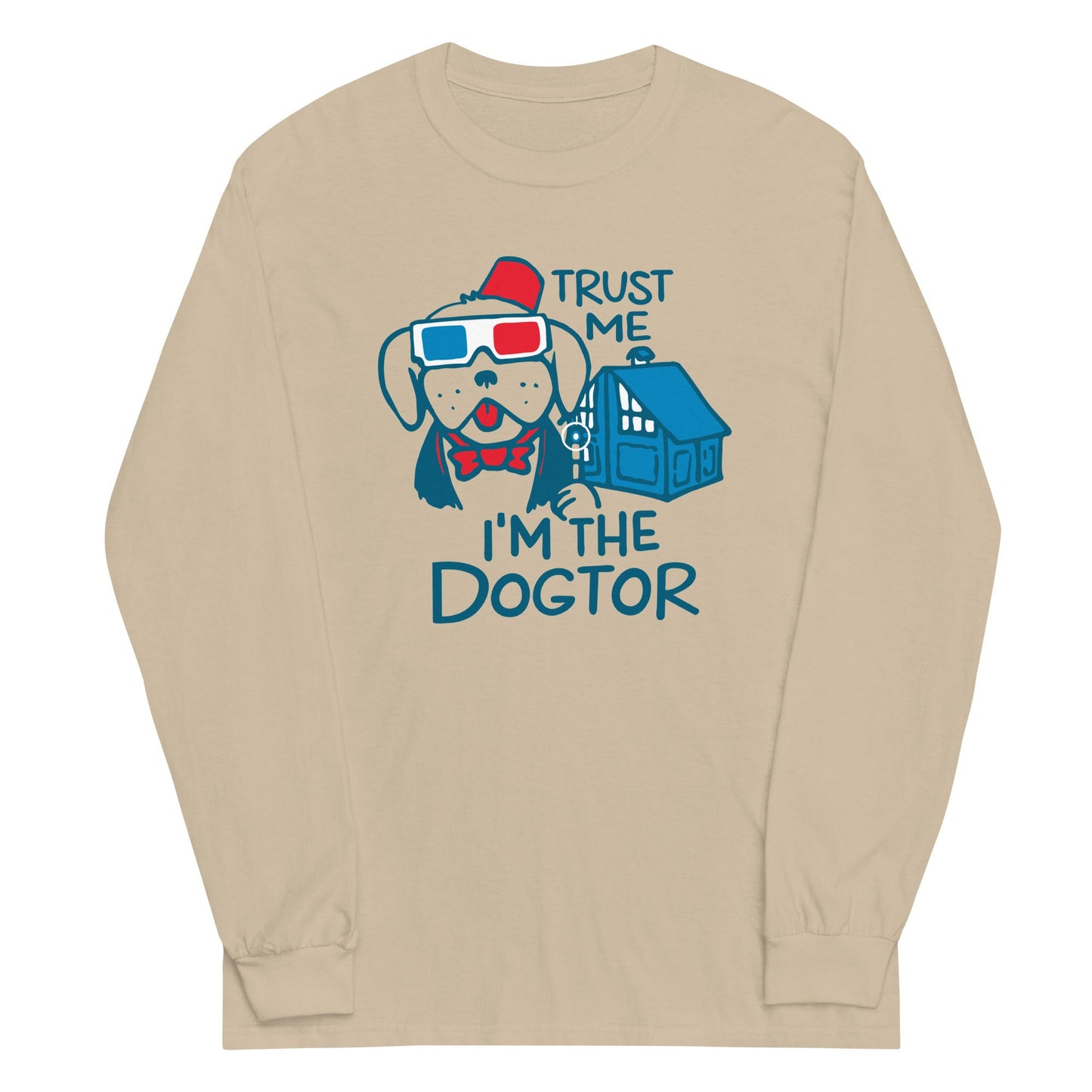 Trust Me, I'm The Dogtor Unisex Long Sleeve Tee