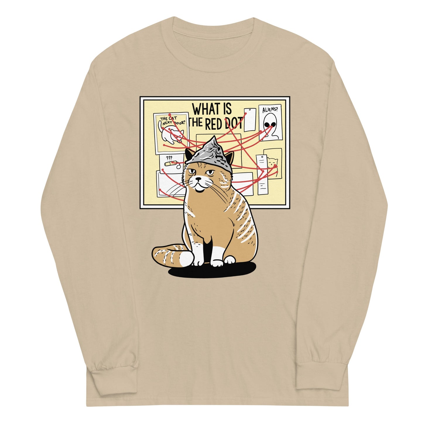 What Is The Red Dot? Unisex Long Sleeve Tee