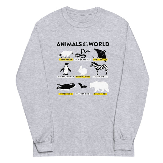 Animals Of The World Unisex Long Sleeve Tee