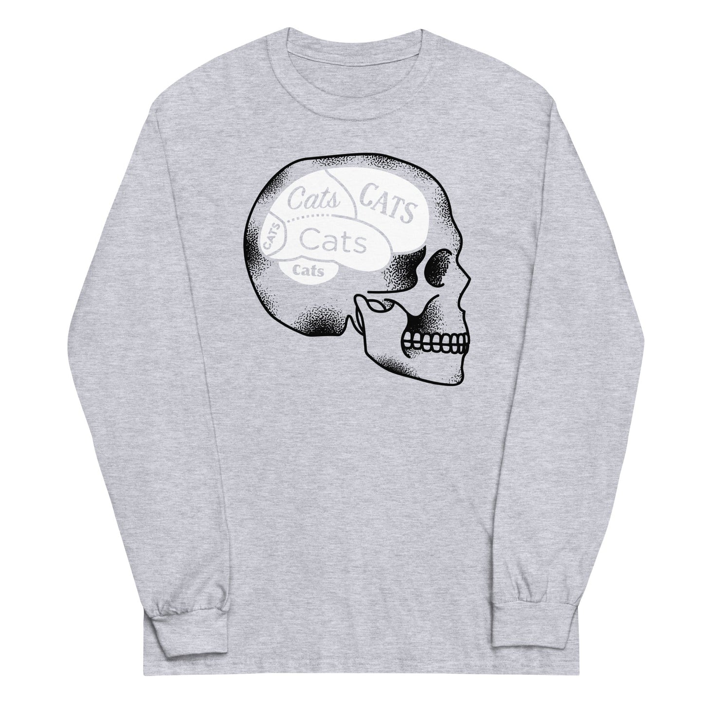 Cats On The Brain Unisex Long Sleeve Tee