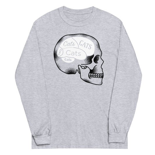 Cats On The Brain Unisex Long Sleeve Tee