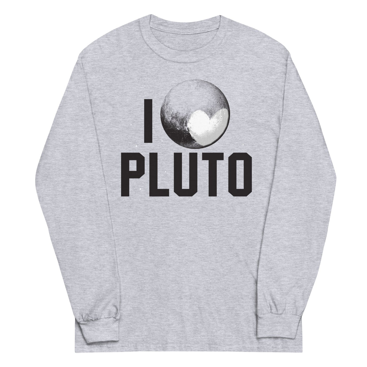 I Heart Pluto Unisex Long Sleeve Tee