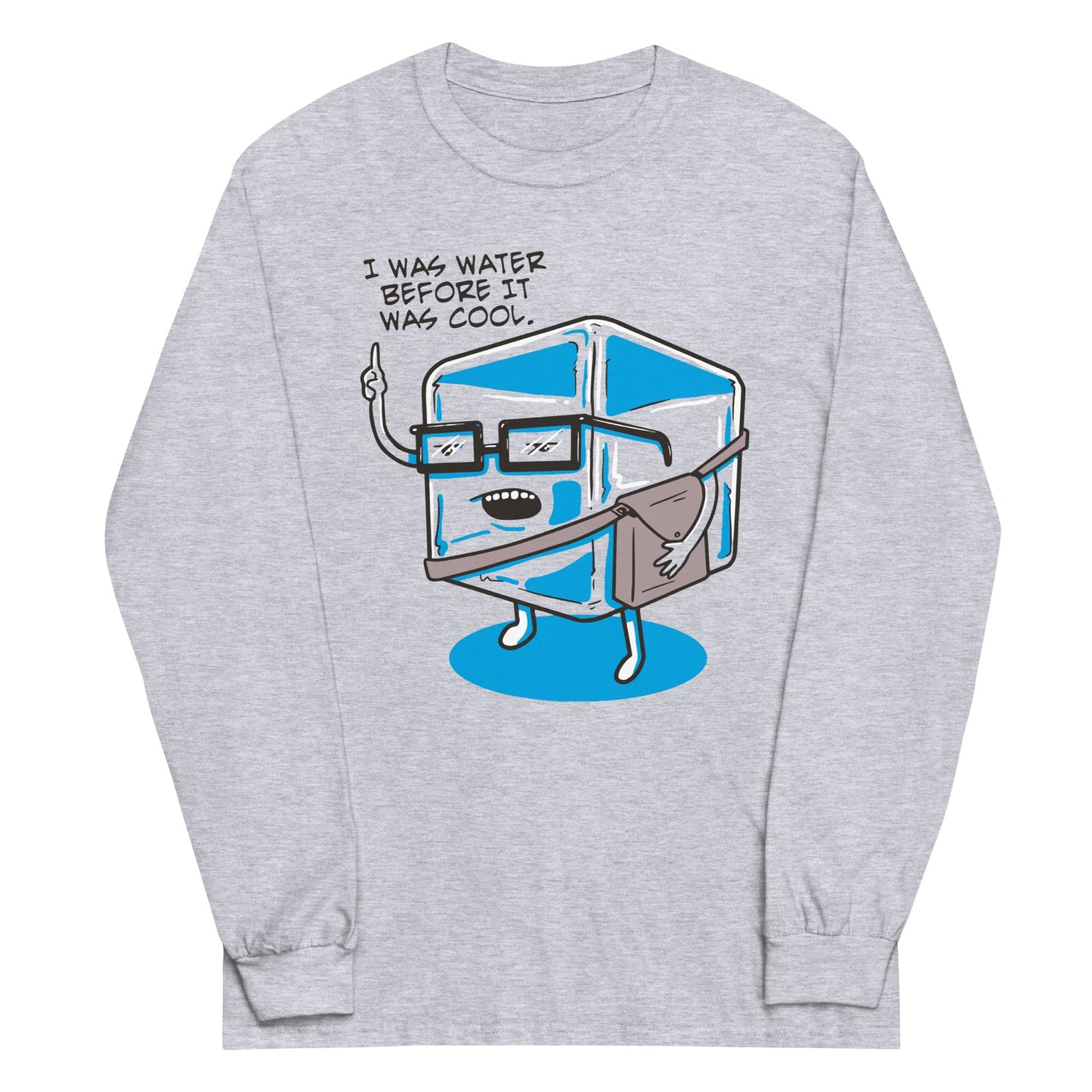 Hipster Ice Cube Unisex Long Sleeve Tee