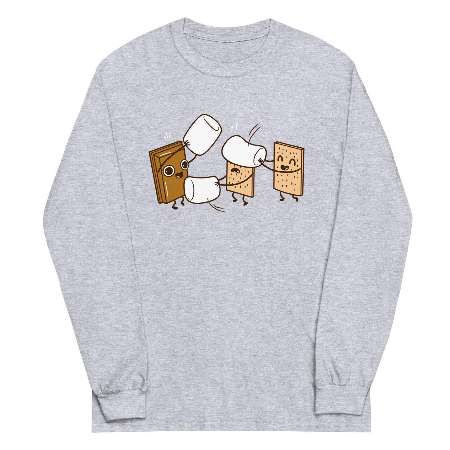 How S'mores Are Made Unisex Long Sleeve Tee
