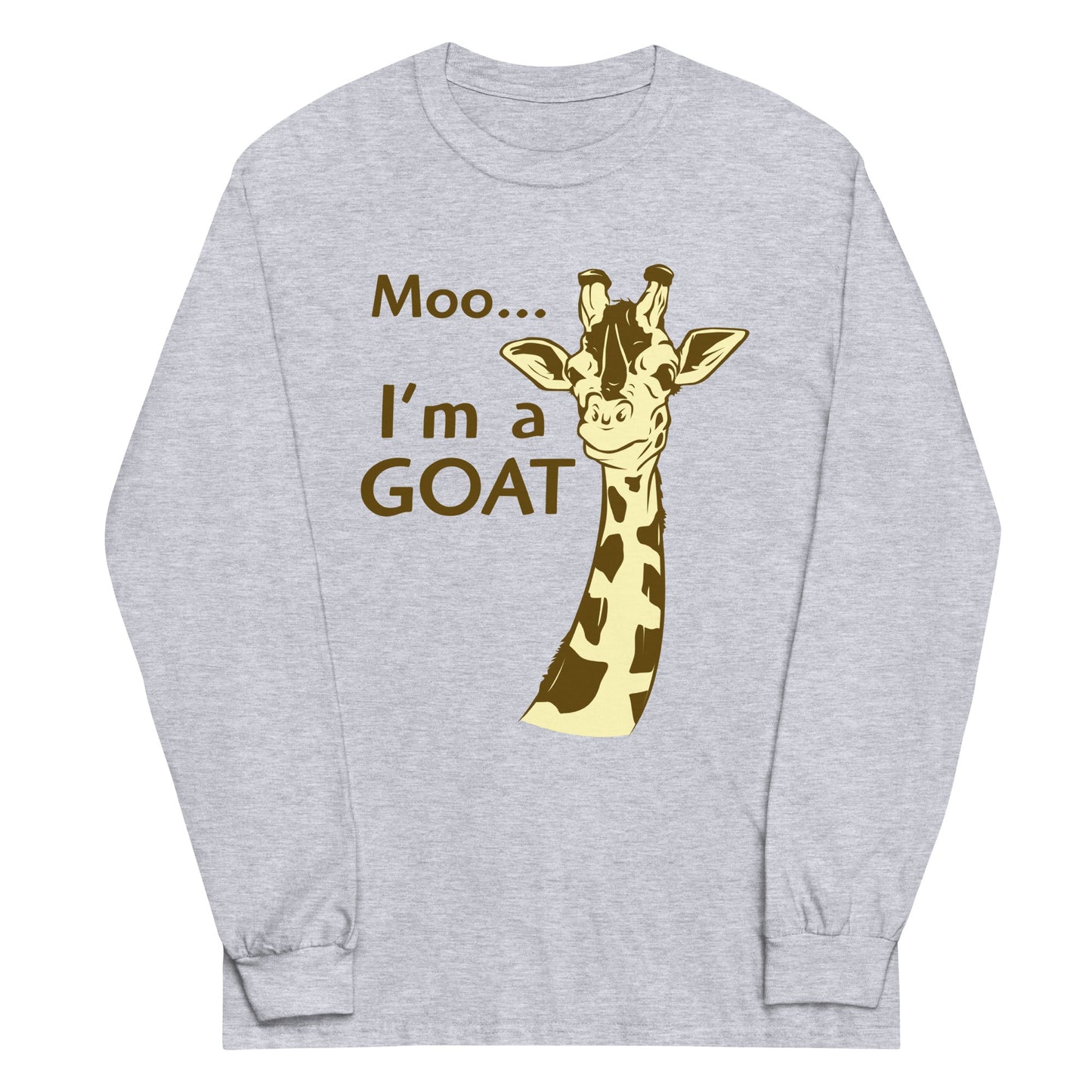 Moo, I'm A Goat Unisex Long Sleeve Tee