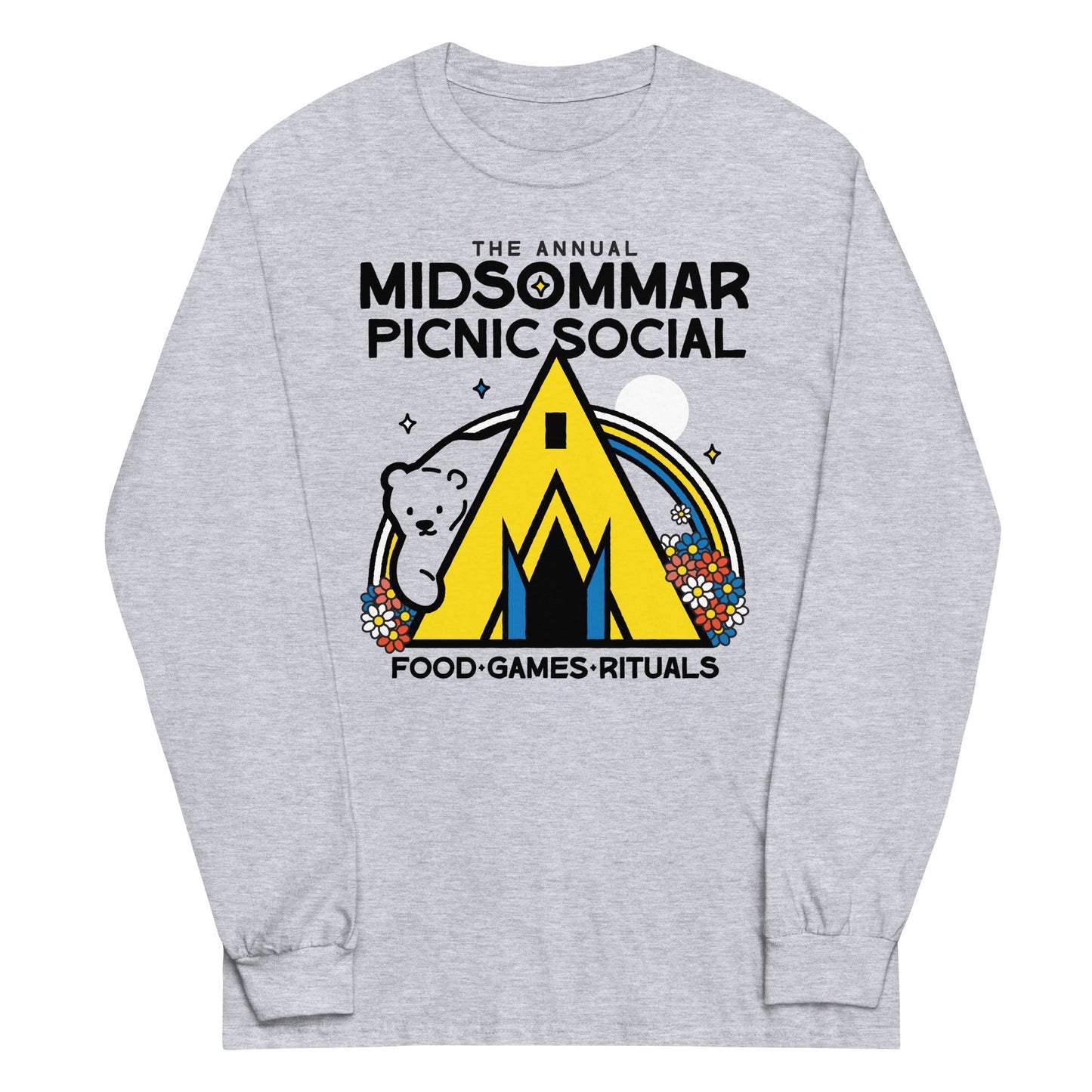The Annual Midsommar Picnic Social Unisex Long Sleeve Tee