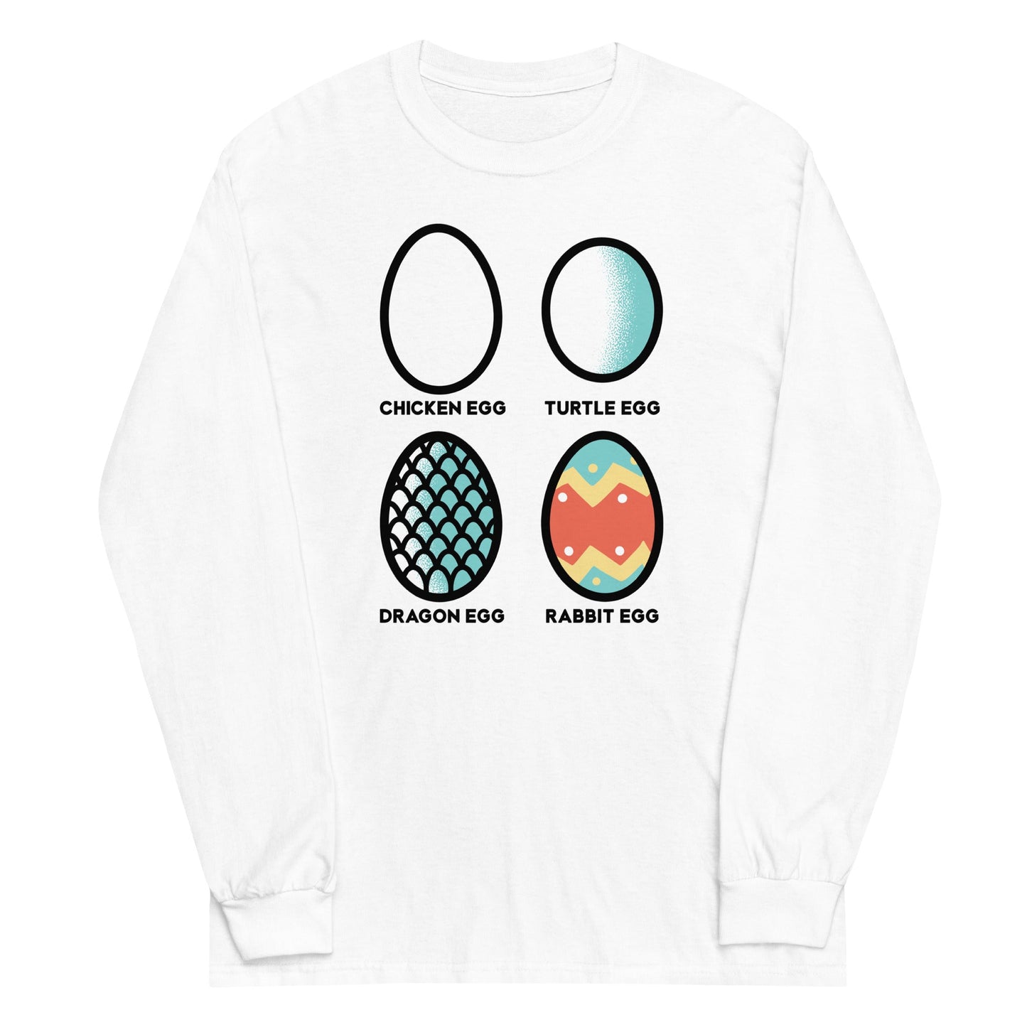 Rabbit Egg Unisex Long Sleeve Tee