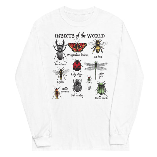 Insects Of The World Unisex Long Sleeve Tee