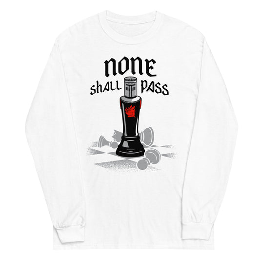 None Shall Pass Black Knight Unisex Long Sleeve Tee