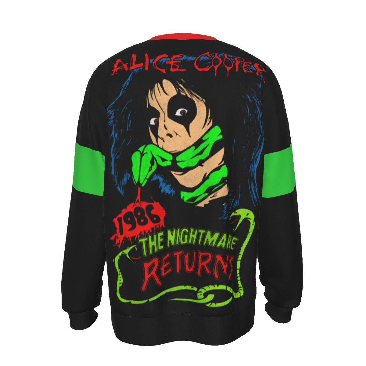 Alice Cooper 1986 Nightmare All Over Print Sweatshirt