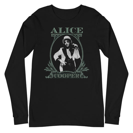Alice Cooper  Bankroll Long Sleeve T Shirt Apparel