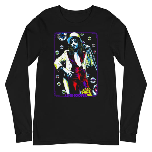 Alice Cooper  Bubbles Long Sleeve T Shirt Apparel