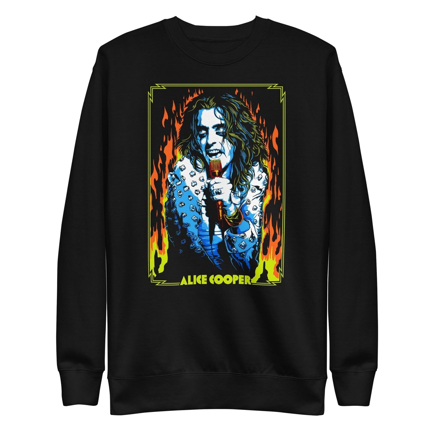 Alice Cooper  Flames Sweatshirt Apparel