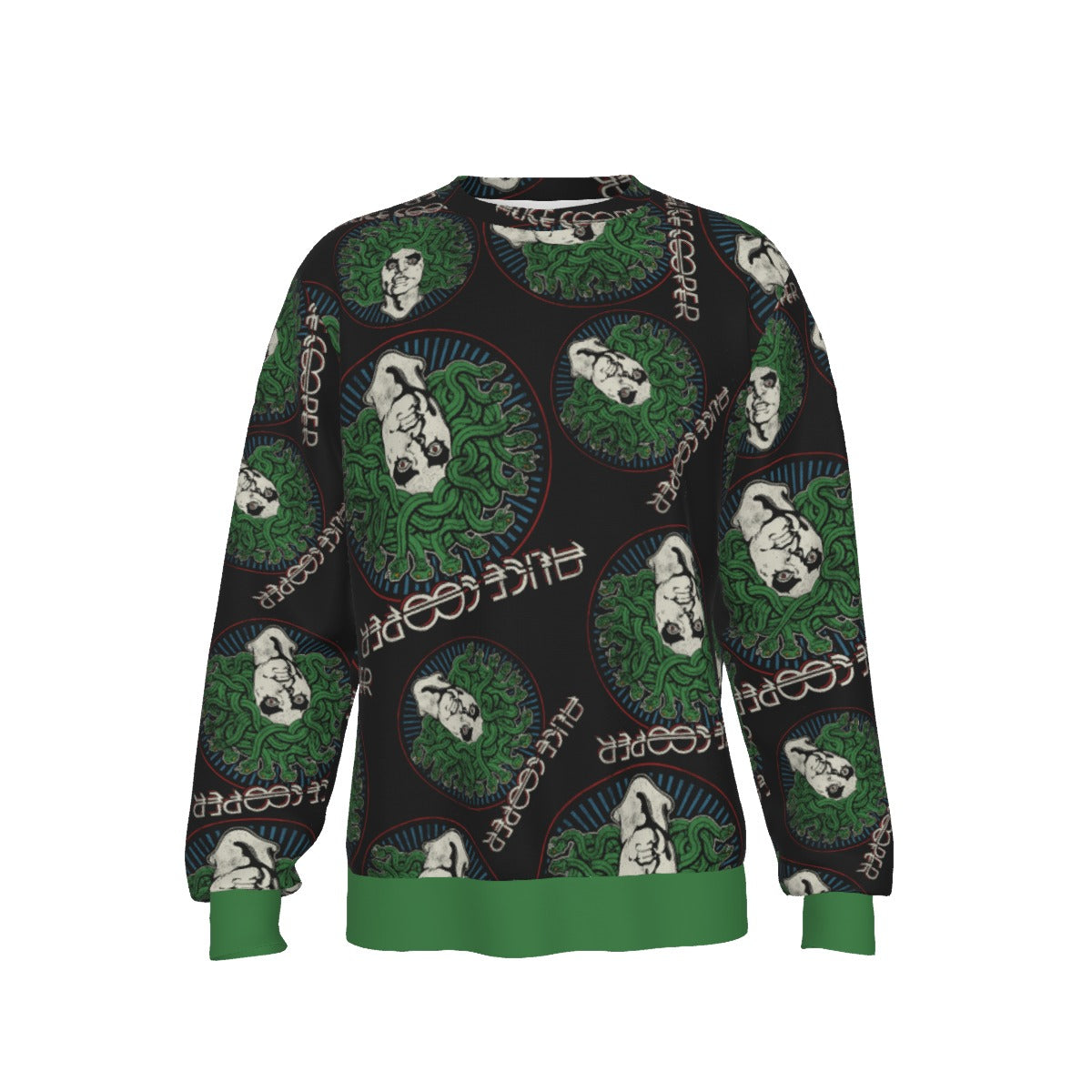 Alice Cooper Hair All Over Print Sweatshirt