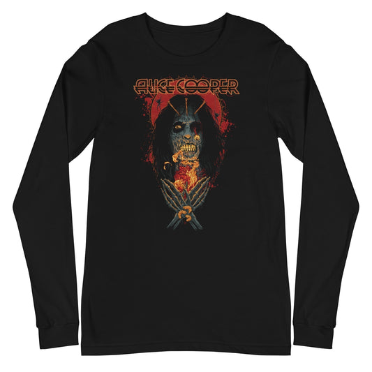 Alice Cooper  Skeleton Long Sleeve T Shirt Apparel