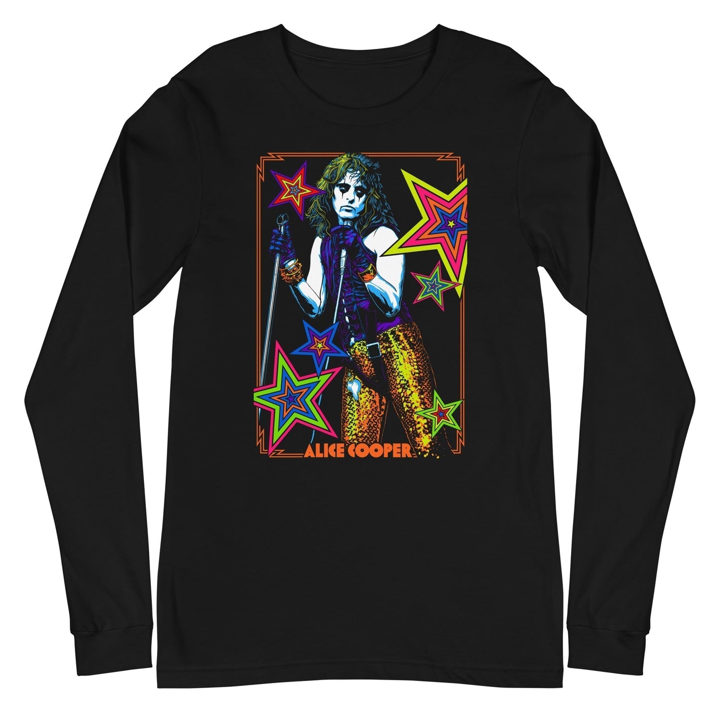 Alice Cooper  Stars Long Sleeve T Shirt Apparel