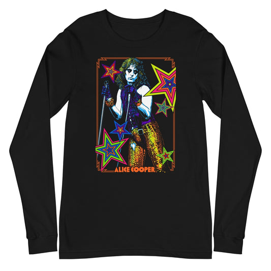 Alice Cooper  Stars Long Sleeve T Shirt Apparel