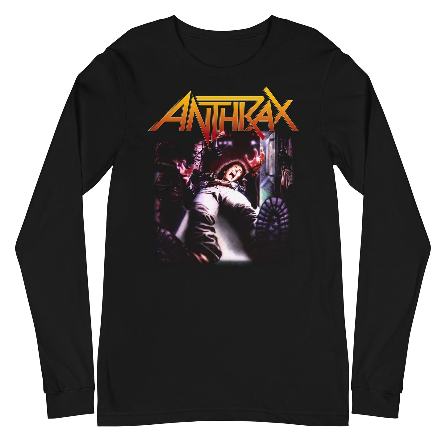 Anthrax  Die on Your Feet Long Sleeve  T Shirt Apparel - clothing by TeeHivey.com