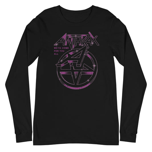 Anthrax  Double A Long Sleeve T Shirt Apparel - clothing by TeeHivey.com