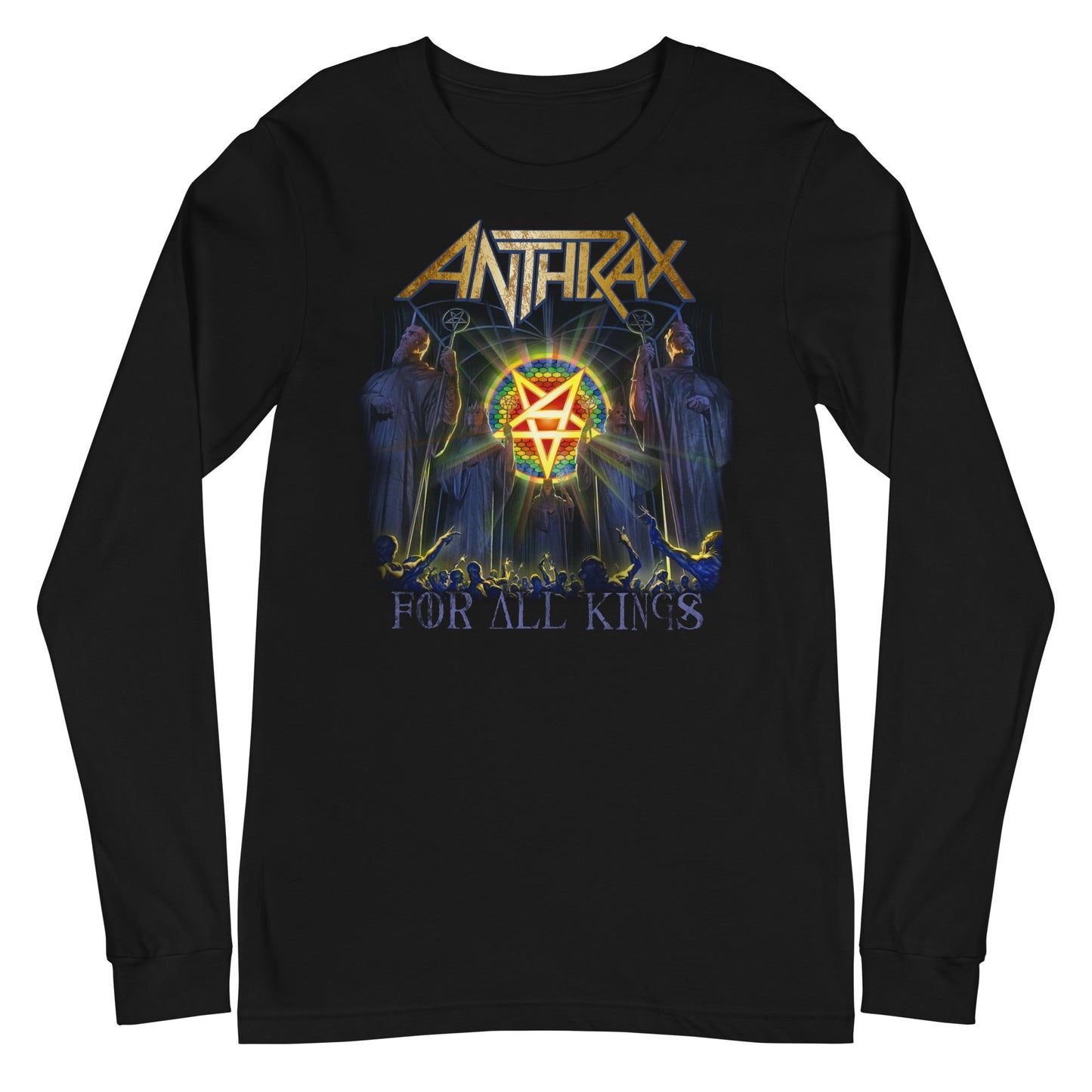 Anthrax  For All Kings Long Sleeve  T Shirt Apparel - clothing by TeeHivey.com