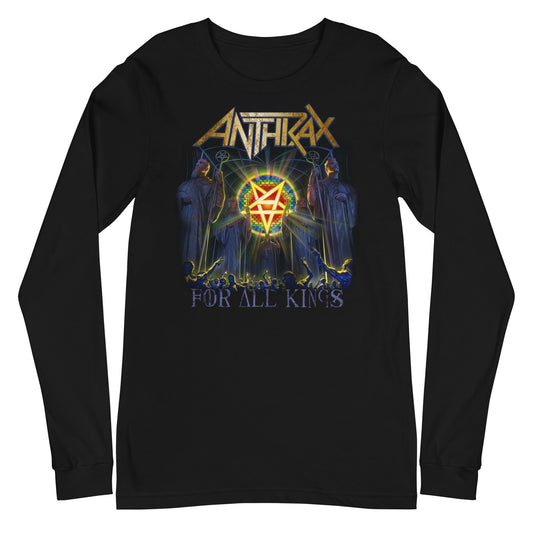 Anthrax  For All Kings Long Sleeve  T Shirt Apparel - clothing by TeeHivey.com