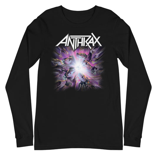 Anthrax  Galaxies Long Sleeve T Shirt Apparel - clothing by TeeHivey.com