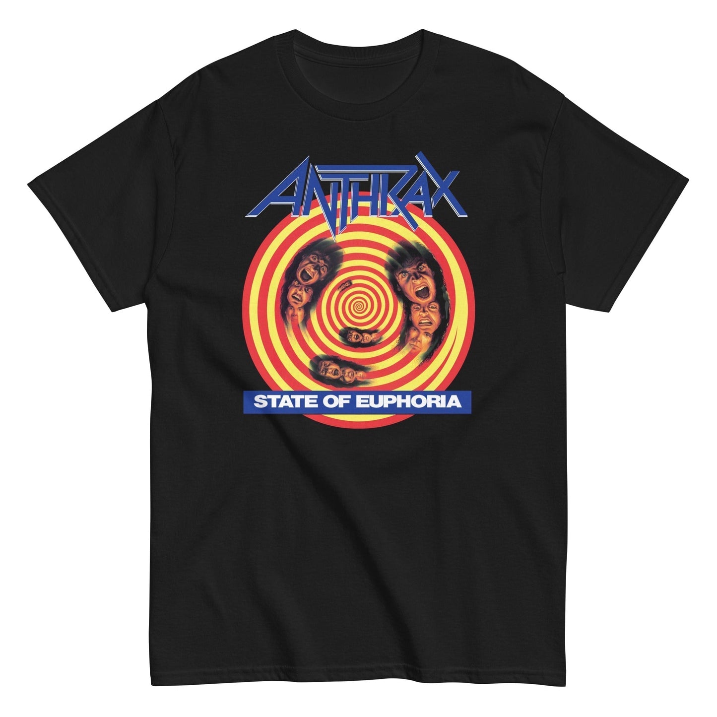 Anthrax State Of Euphoria T Shirt Black - clothing by TeeHivey.com