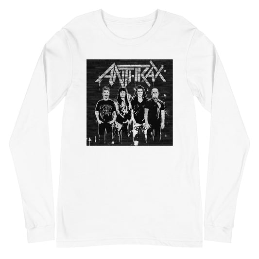 Anthrax  With the Band Long Sleeve T Shirt Apparel - clothing by TeeHivey.com